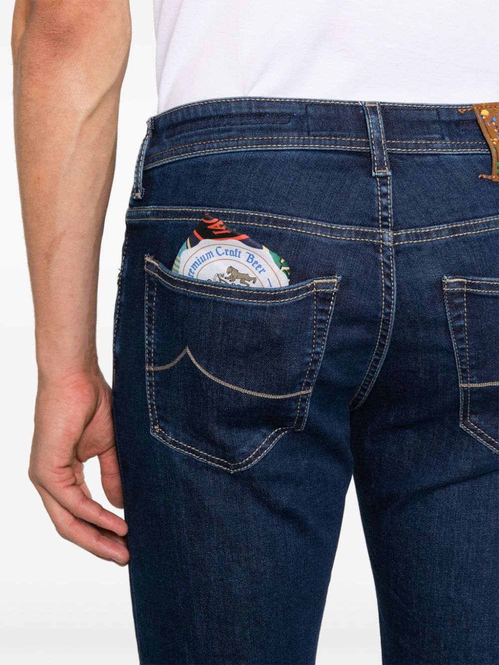Jacob Cohen Jeans Clear Blue Cotton Polyester Lyocell