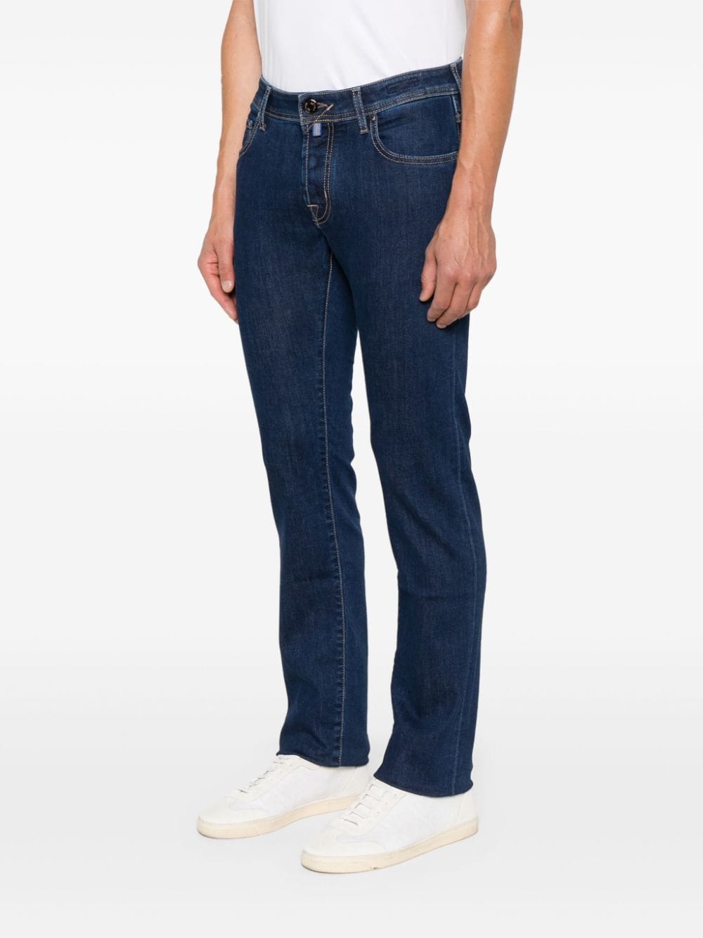 Jacob Cohen Jeans Clear Blue Cotton Polyester Lyocell