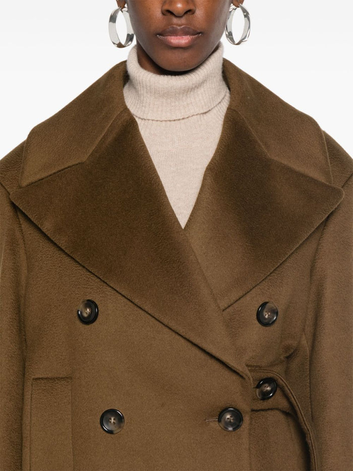 Sportmax Coats Brown Wool