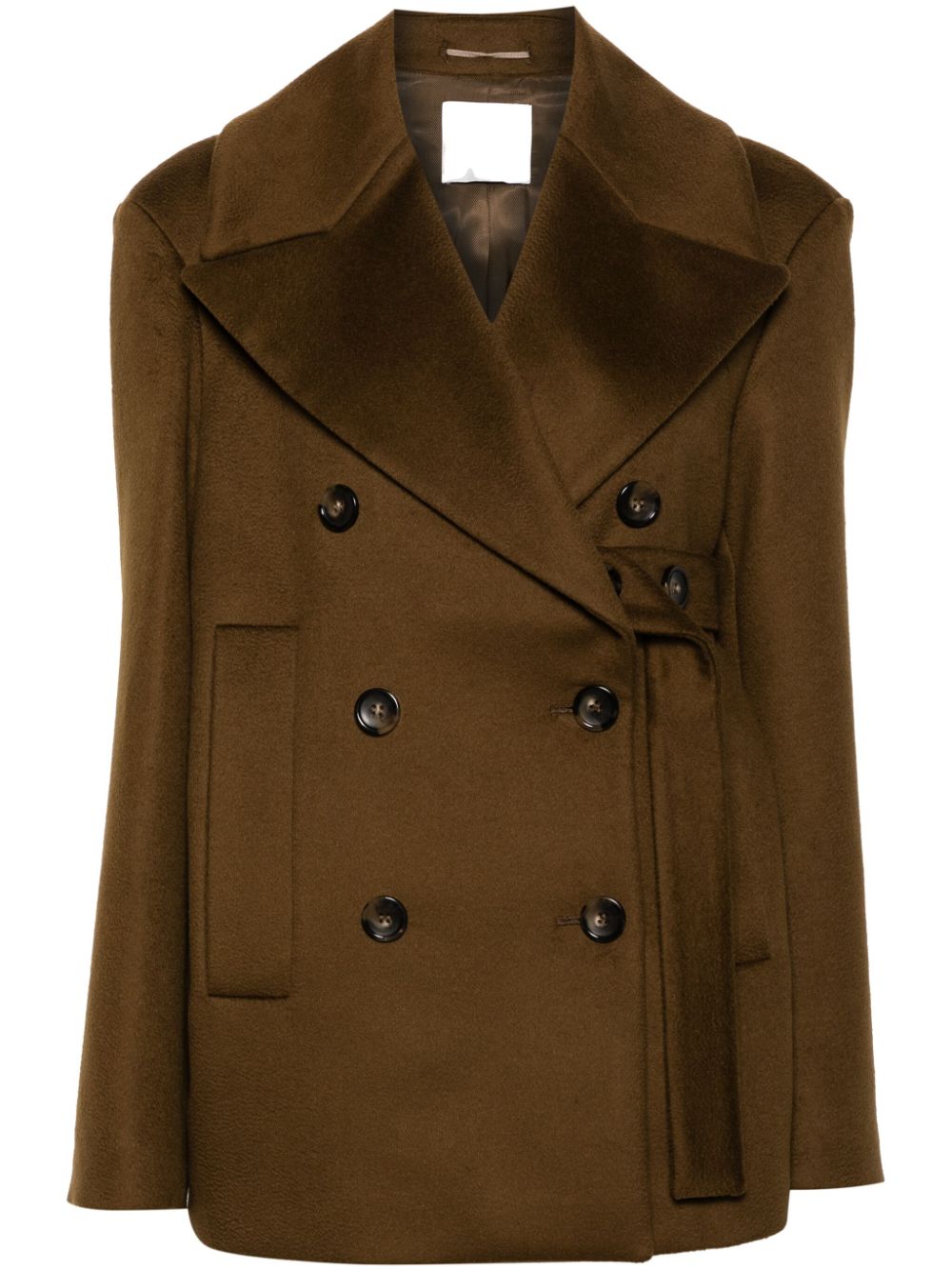 Sportmax Coats Brown Wool