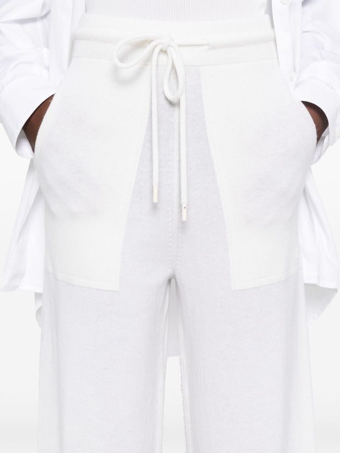 Max Mara Trousers White Wool