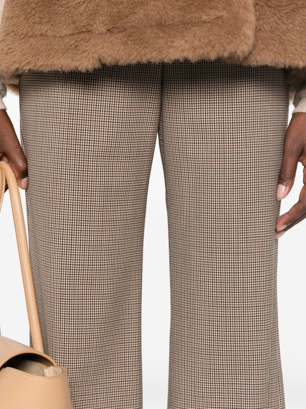 Sportmax Trousers Beige Wool
