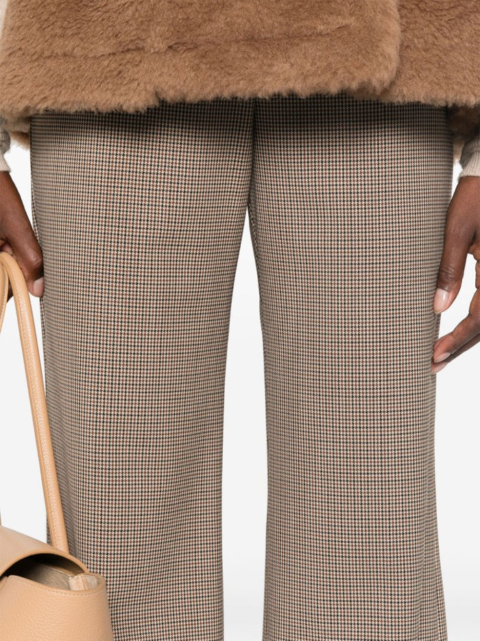 Sportmax Trousers Beige Wool