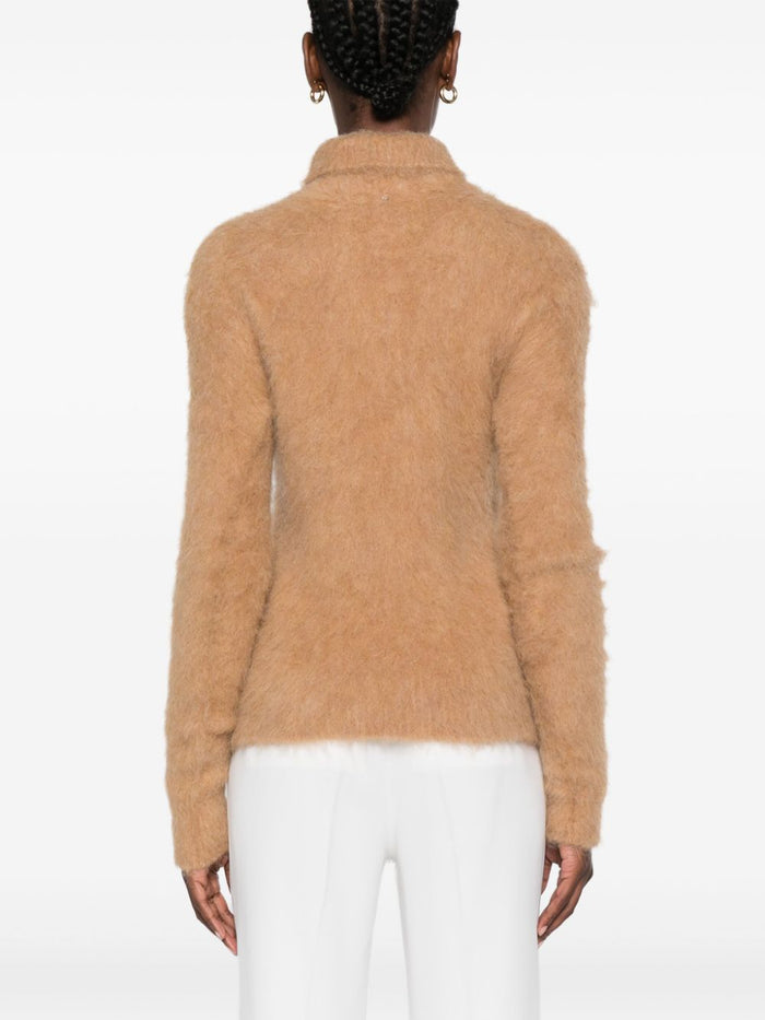Sportmax Sweaters Camel Alpaca