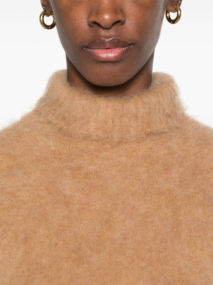 Sportmax Sweaters Camel Alpaca