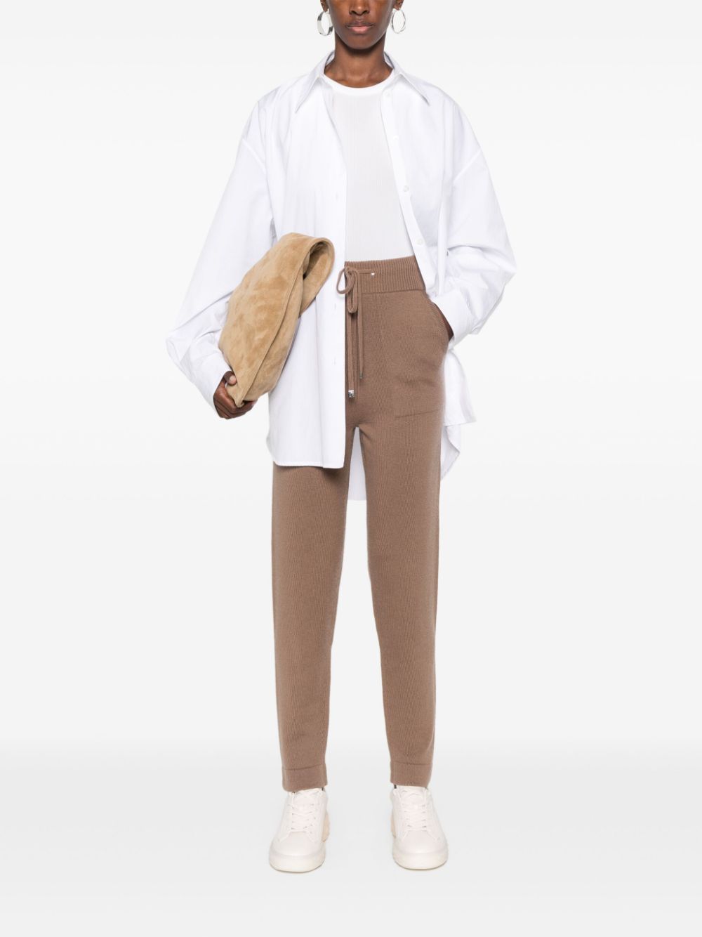 S Max Mara Trousers Camel Wool