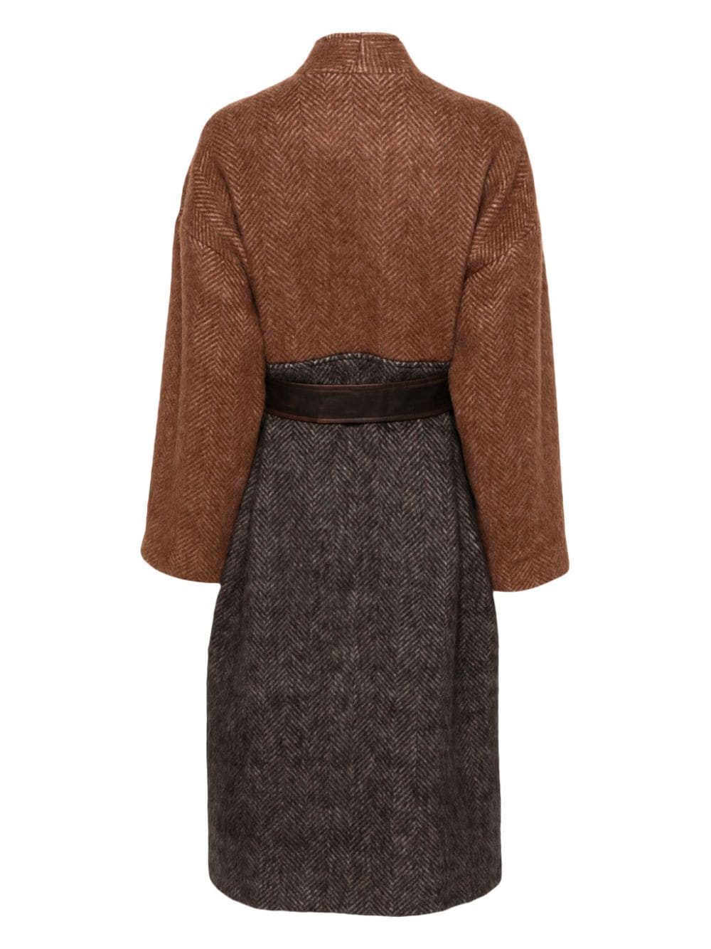 Alysi Coats Brown Outer: Virgin Wool