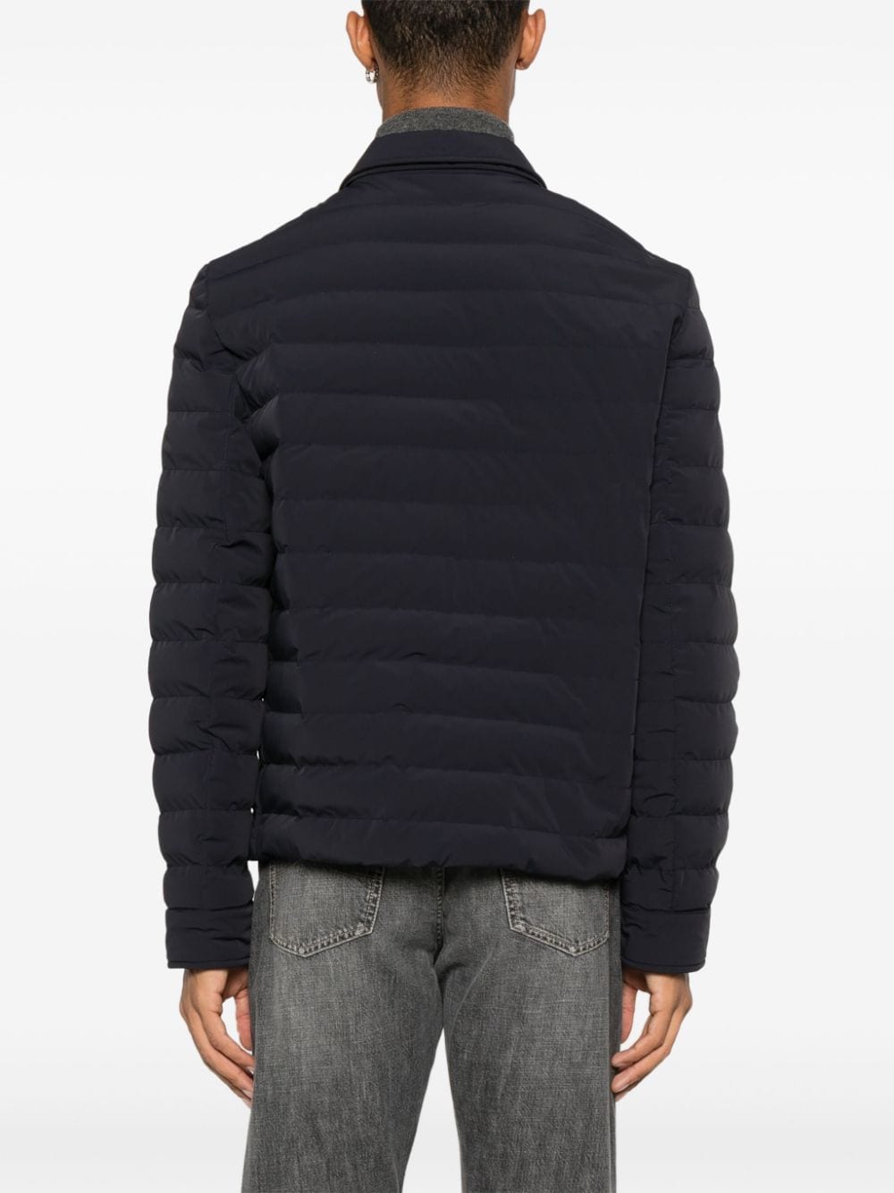 Brunello Cucinelli Coats Blu Polyamide