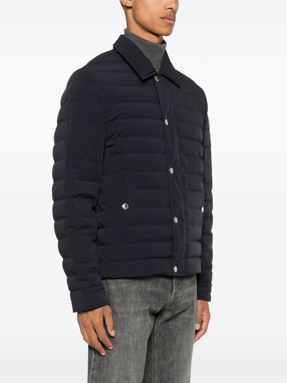 Brunello Cucinelli Coats Blu Polyamide