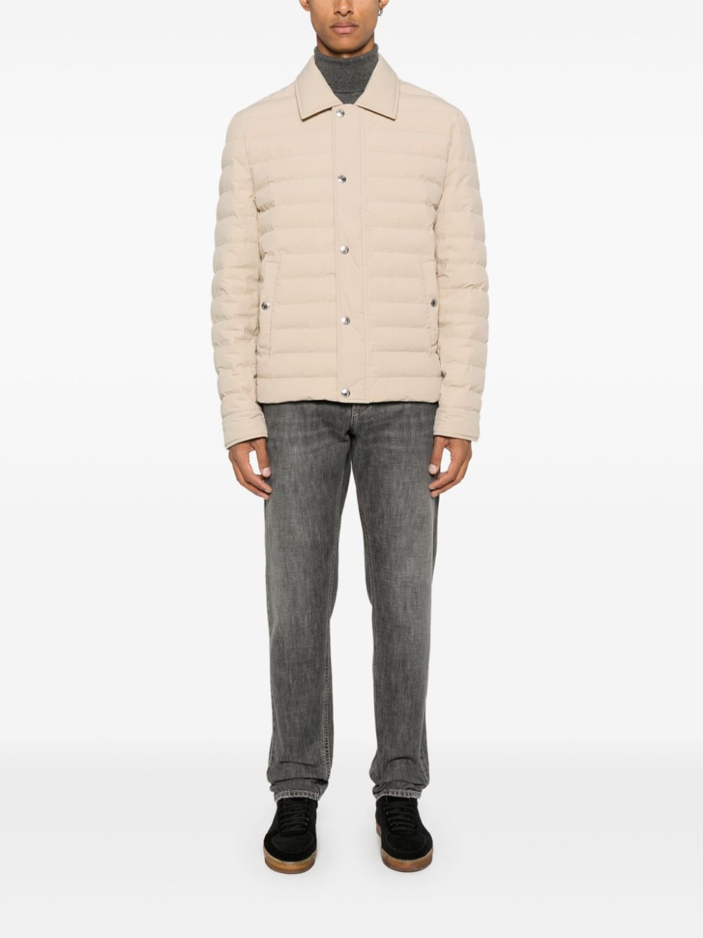 Brunello Cucinelli Coats Beige Polyamide