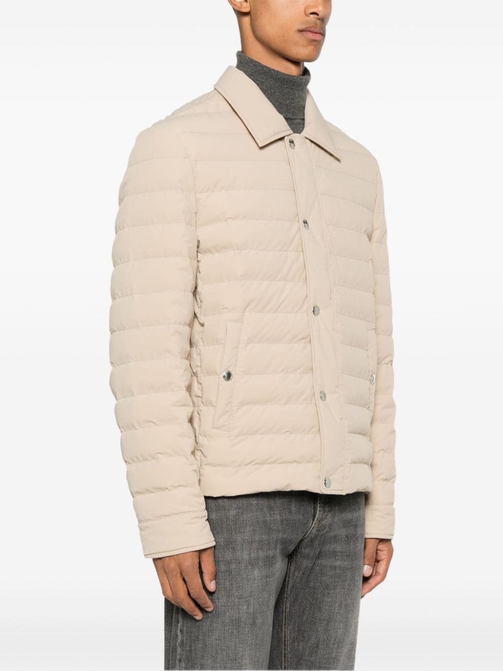 Brunello Cucinelli Coats Beige Polyamide