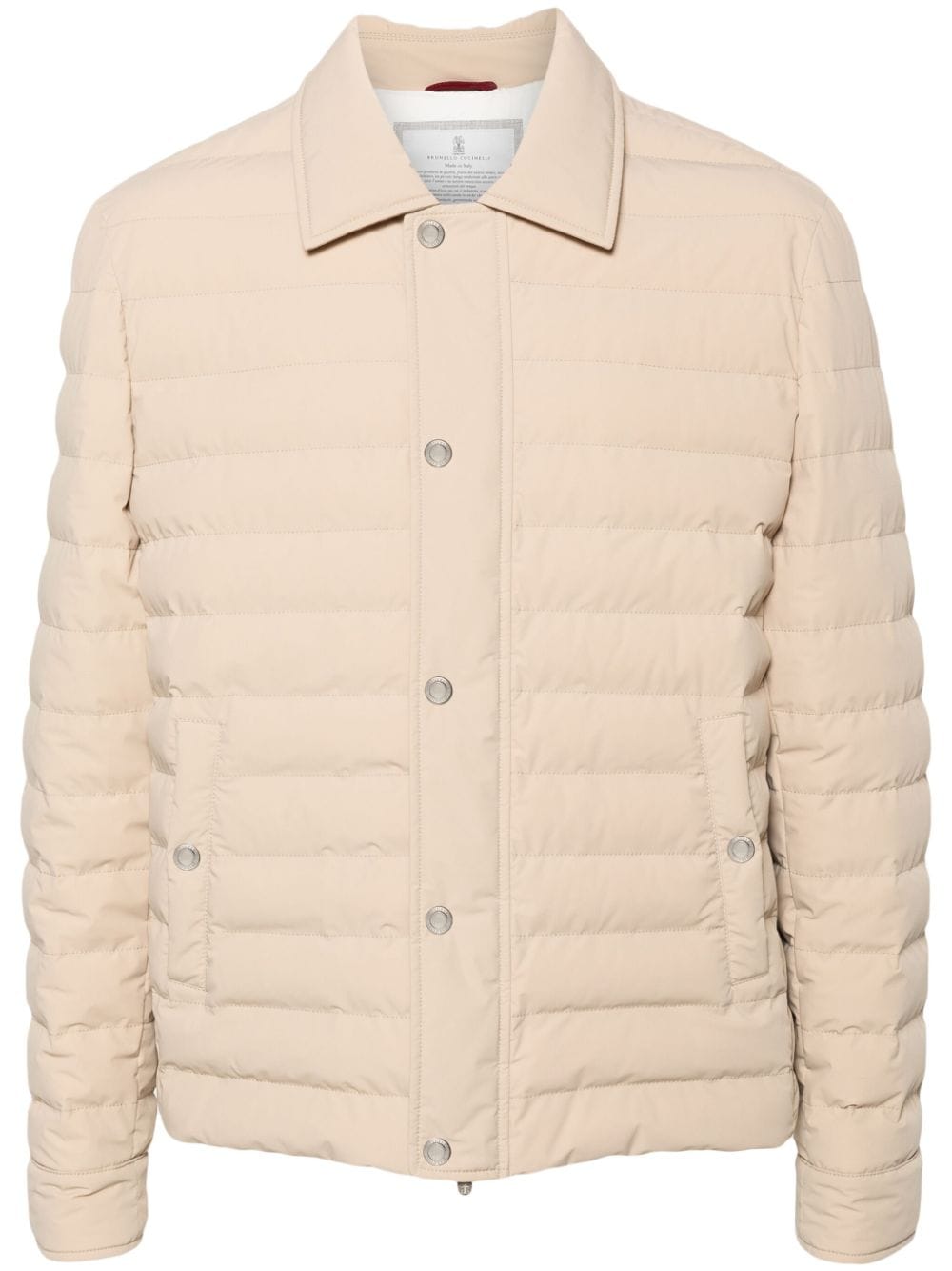 Brunello Cucinelli Coats Beige Polyamide