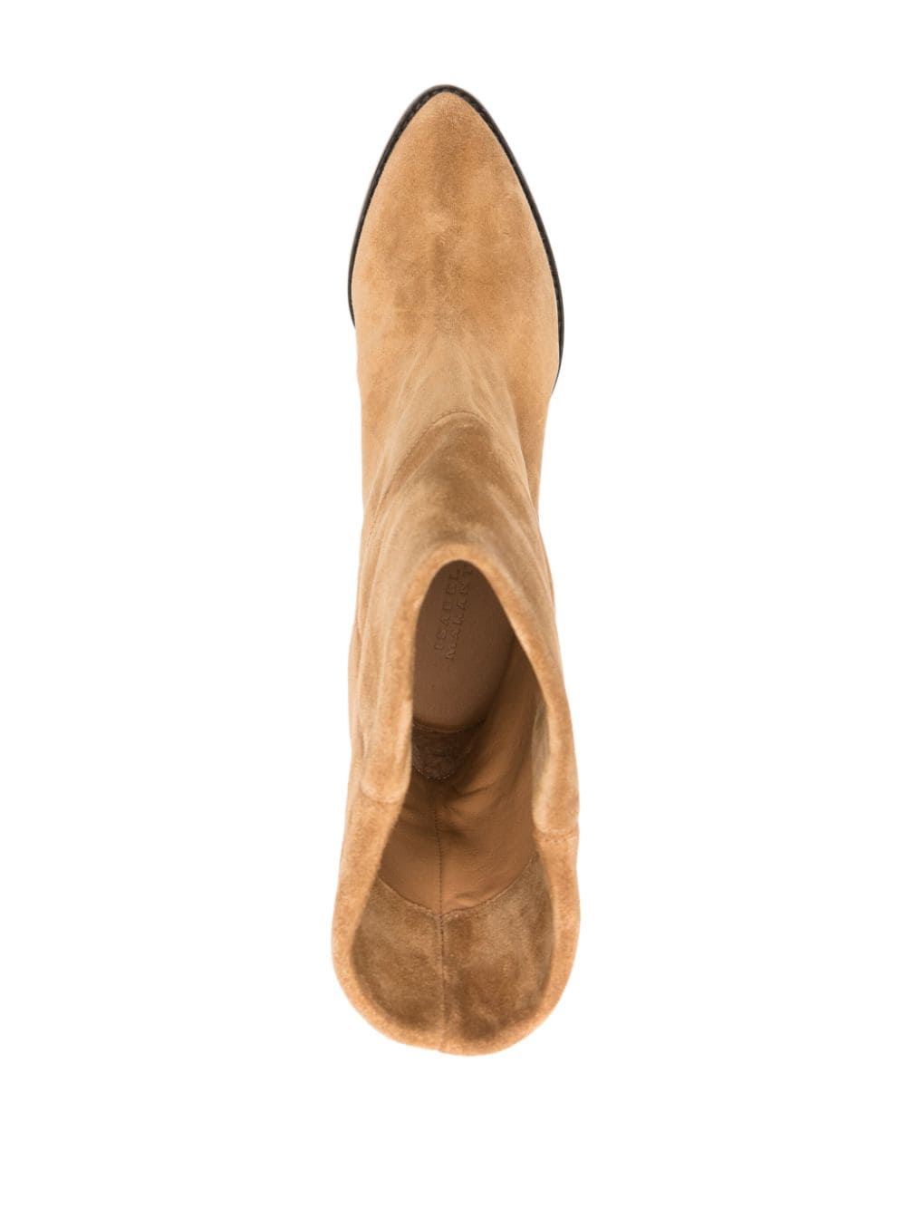 Isabel Marant Boots Leather Brown Calf Velvet