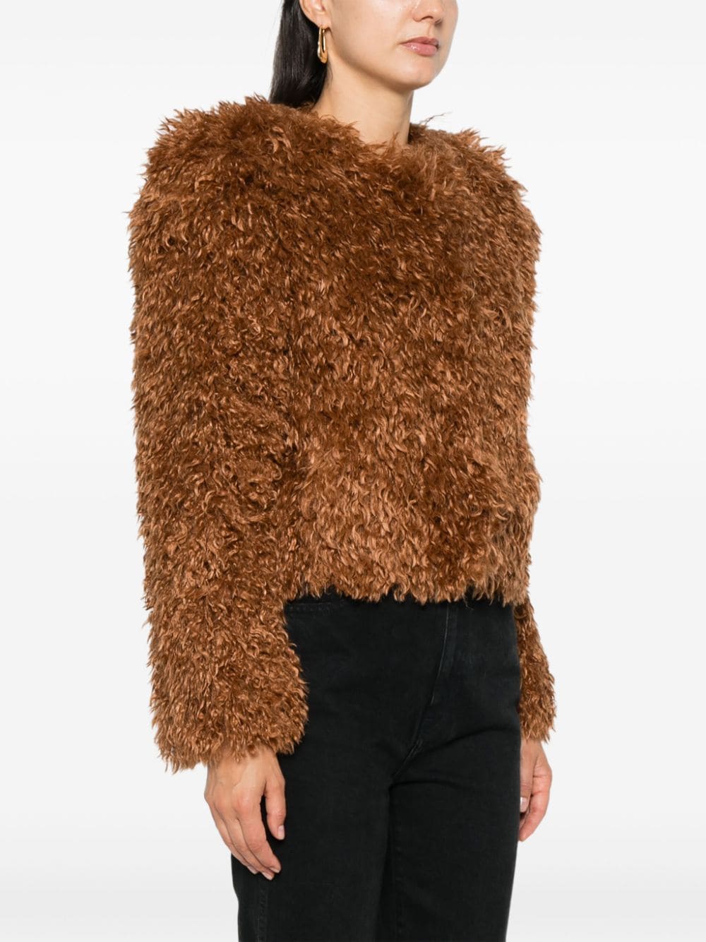 Isabel Marant Jackets Leather Brown Polyester