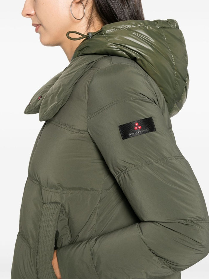 Peuterey Coats Green Outer: Polyamide