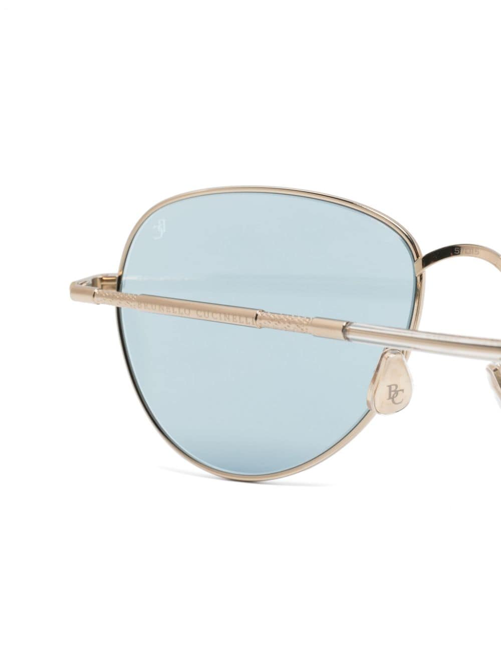 Brunello Cucinelli Sunglasses Golden Metal