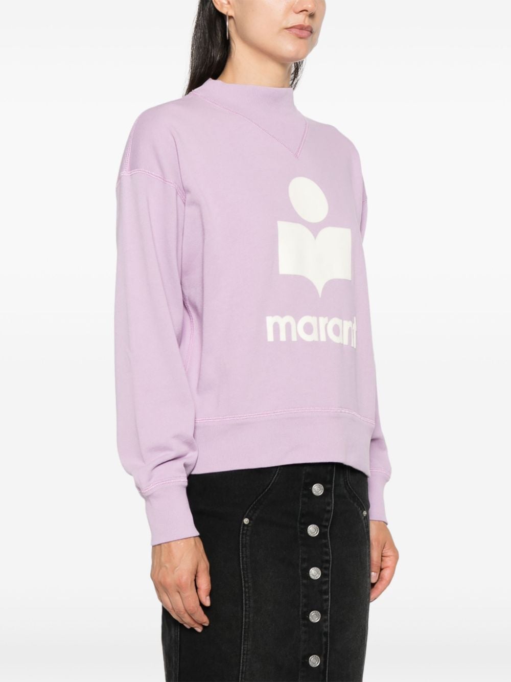 Marant Etoile Sweaters Lilac Cotton Polyester