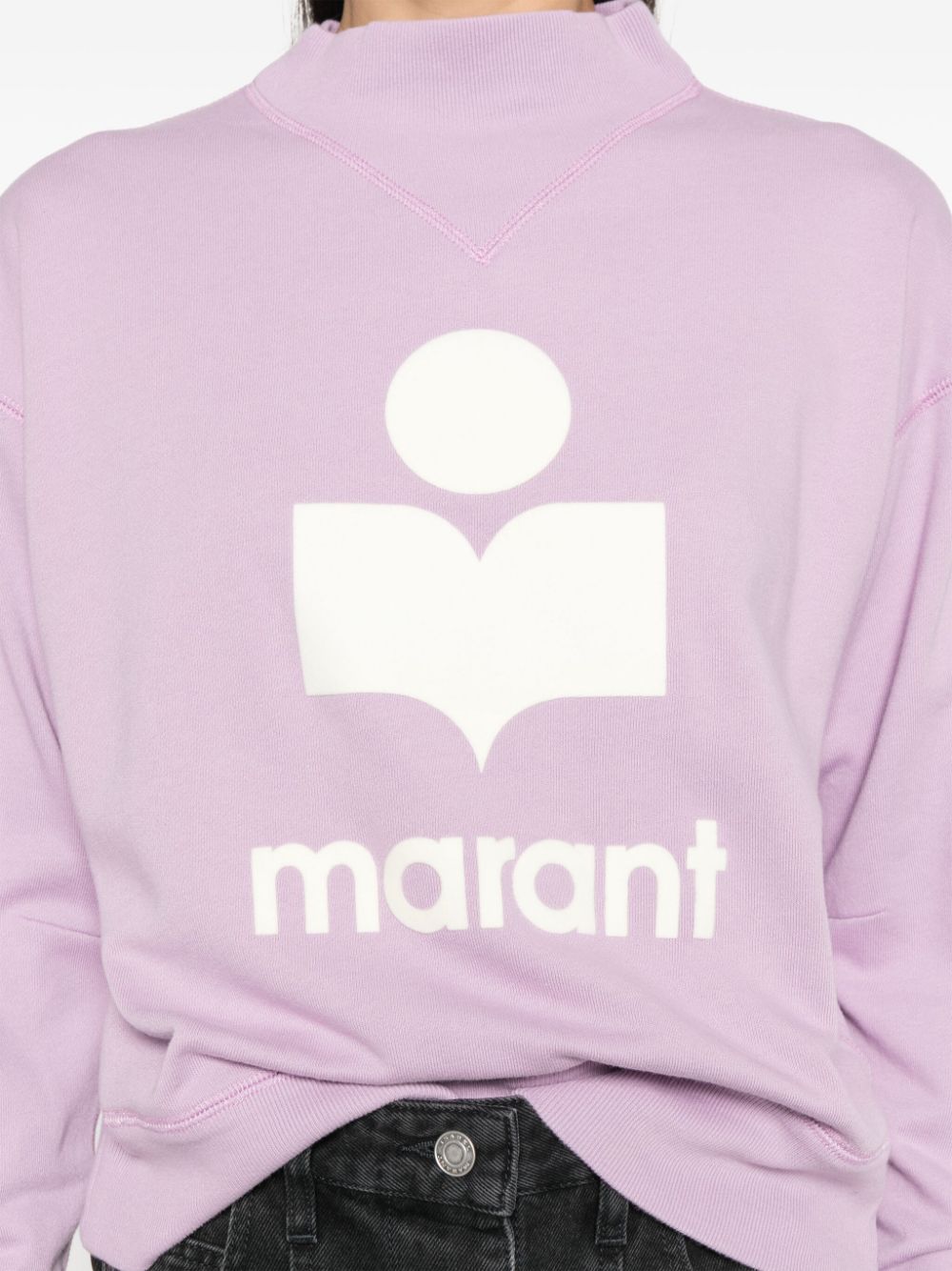 Marant Etoile Sweaters Lilac Cotton Polyester