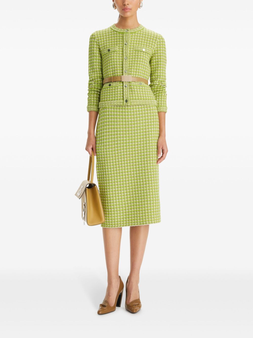 Tory Burch Sweaters Green Synthetic->polyester100.0 %