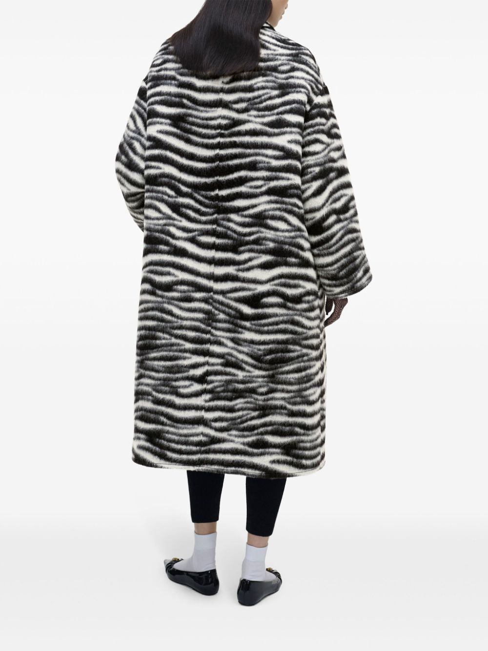 Marc Jacobs Coats Zebrato Alpaca Cotton Virgin Wool
