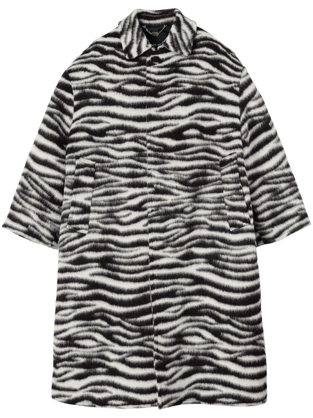 Marc Jacobs Coats Zebrato Alpaca Cotton Virgin Wool