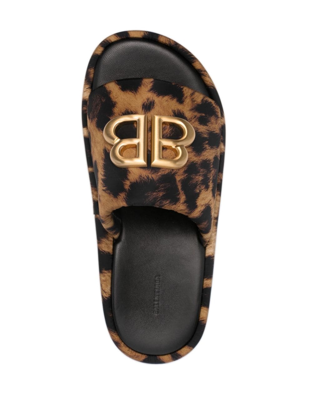 Balenciaga Sandals Brown Fabric