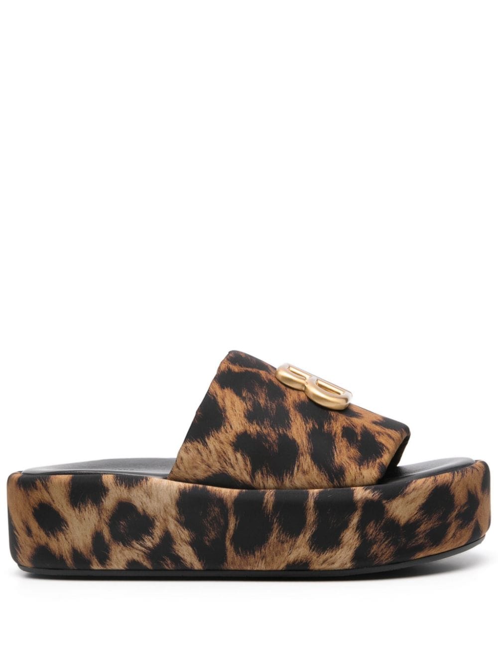 Balenciaga Sandals Brown Fabric