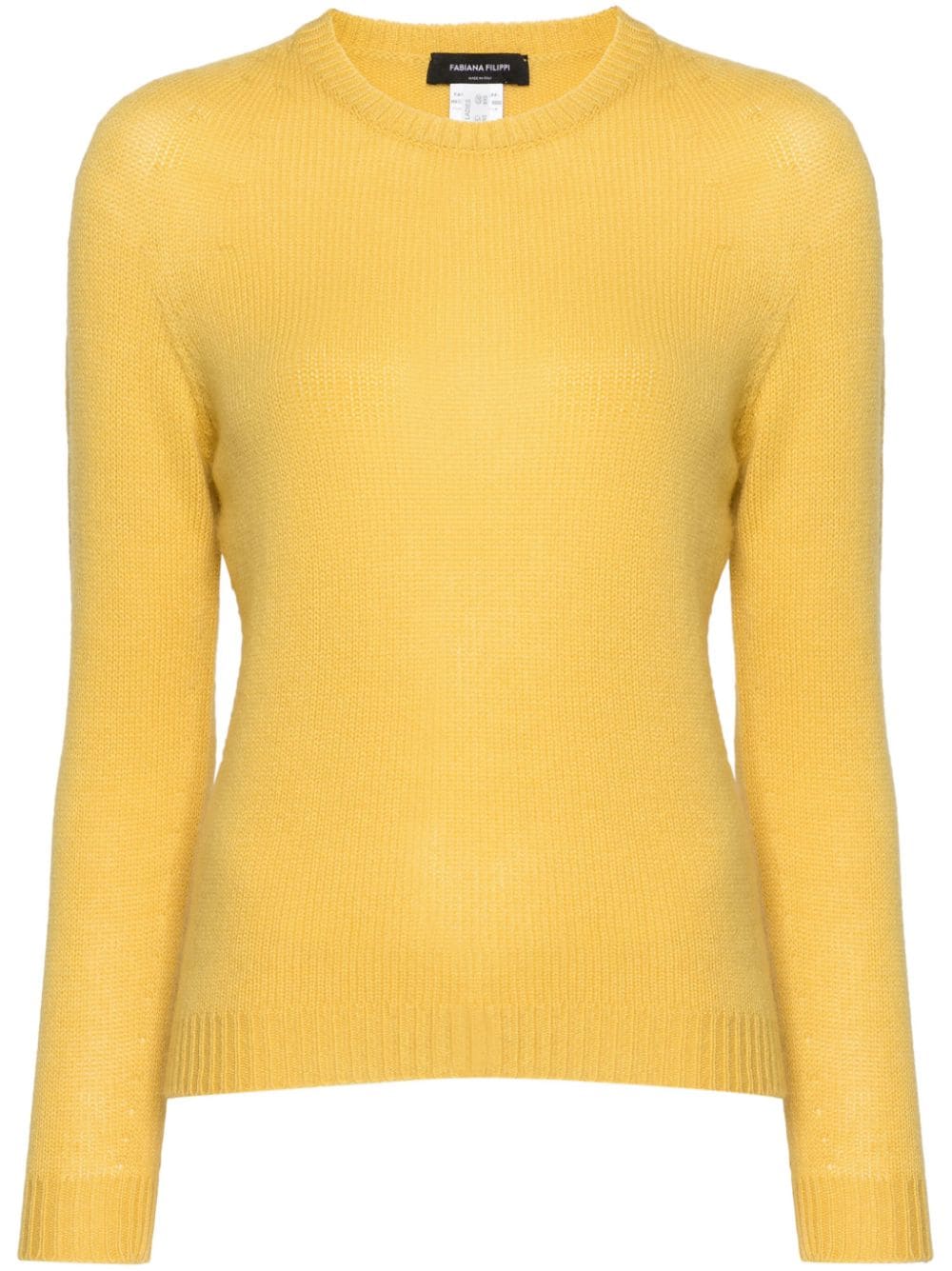 Fabiana Filippi Sweaters Yellow Cashmere Wool