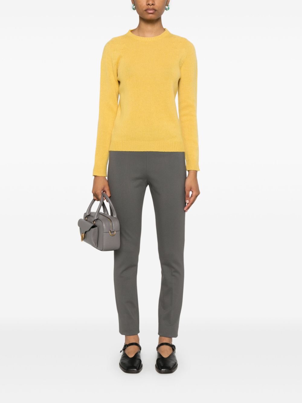 Fabiana Filippi Sweaters Yellow Cashmere Wool