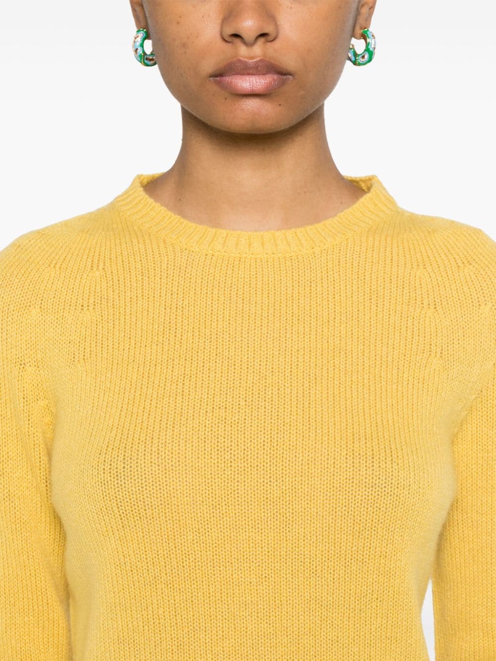 Fabiana Filippi Sweaters Yellow Cashmere Wool