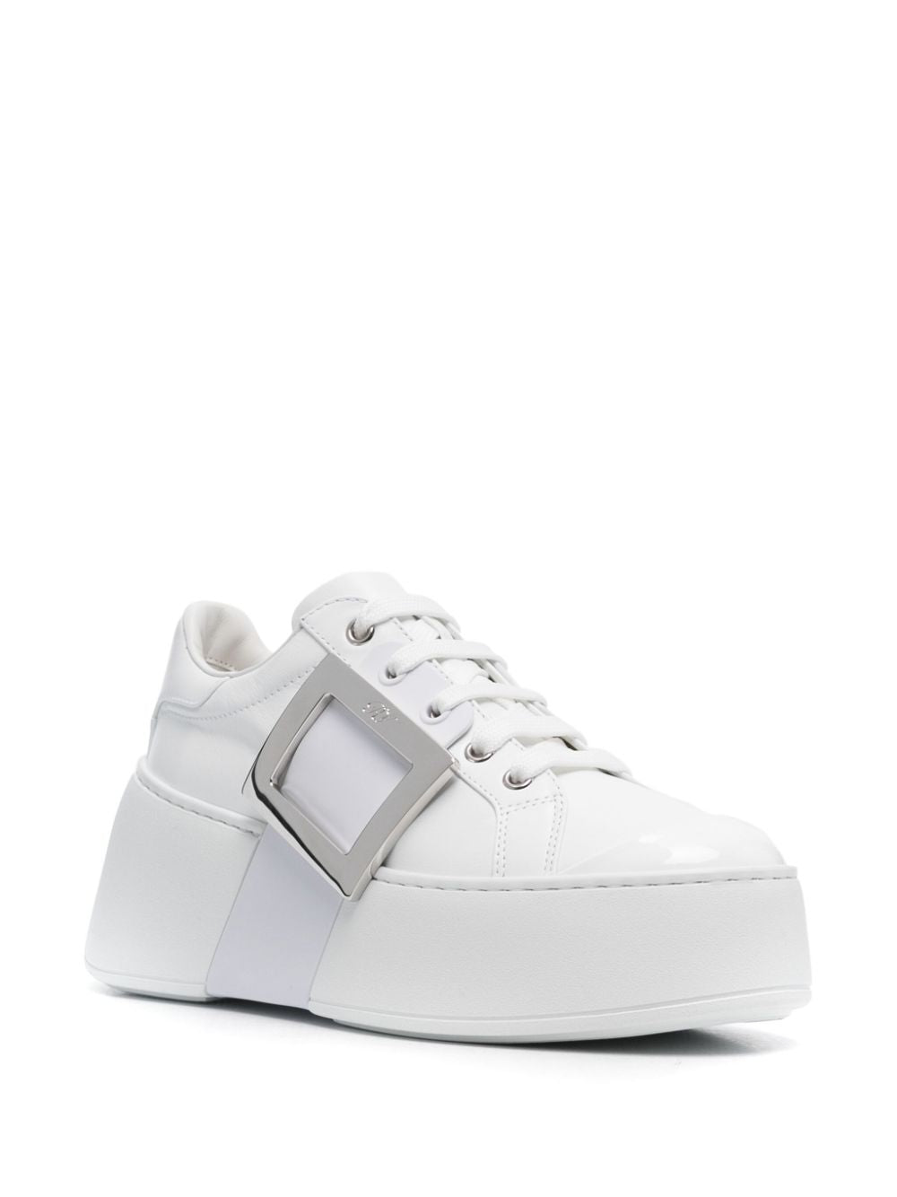Roger Vivier Sneakers White Calf Leather