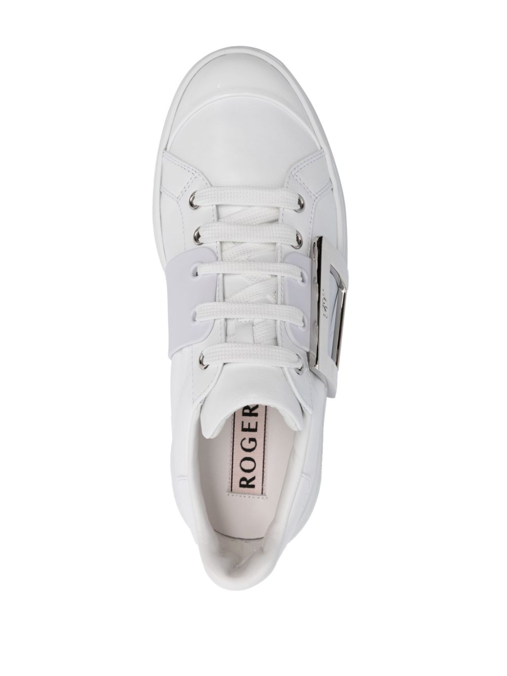 Roger Vivier Sneakers White Calf Leather