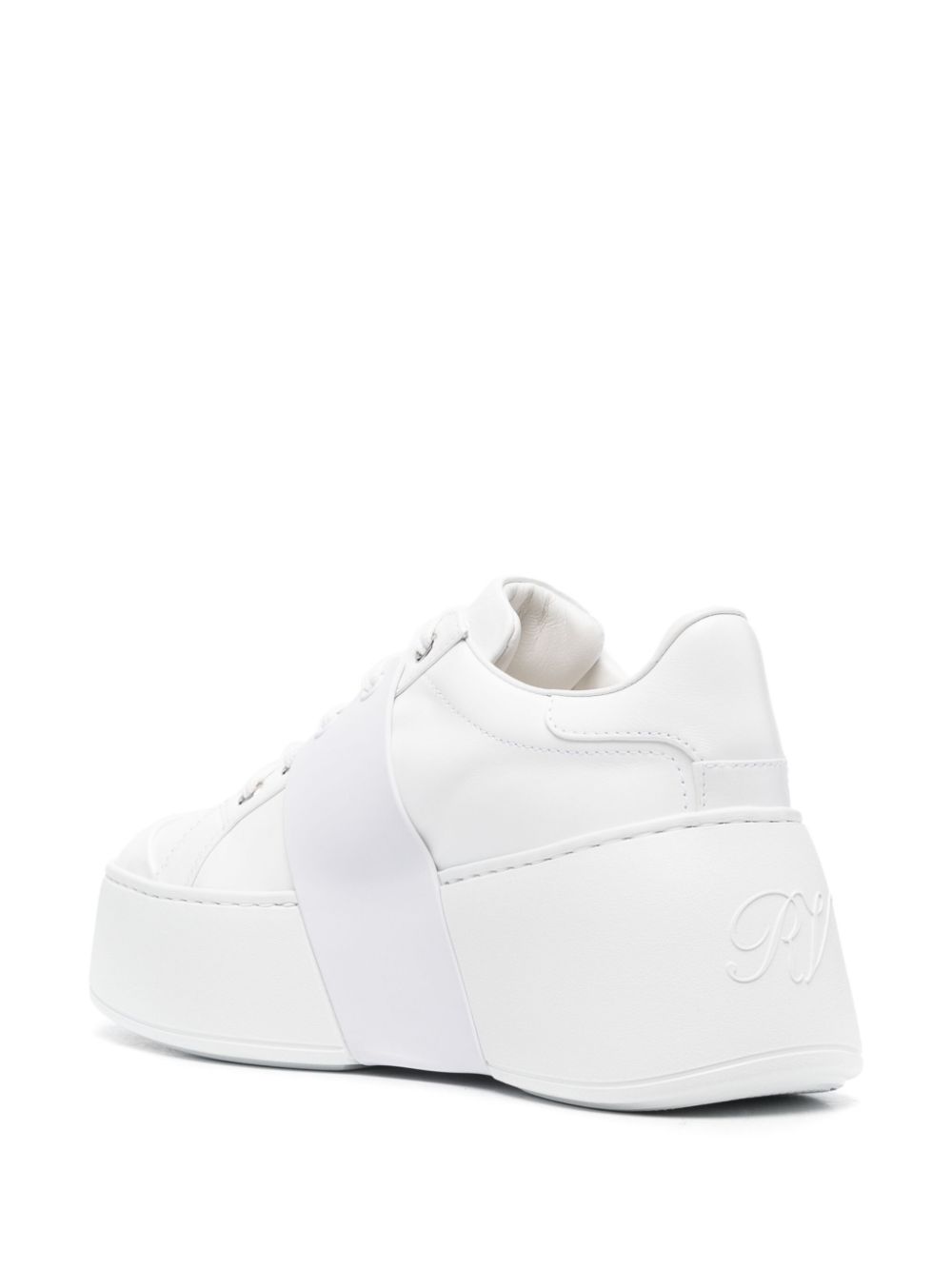Roger Vivier Sneakers White Calf Leather