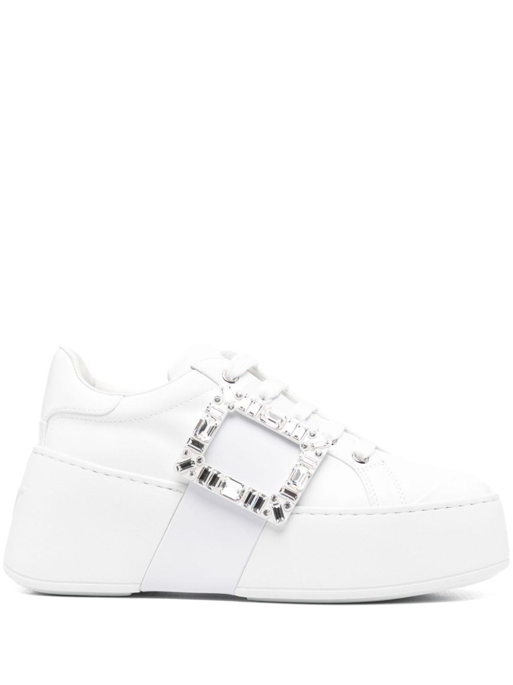 Roger Vivier Sneakers White Calf Leather