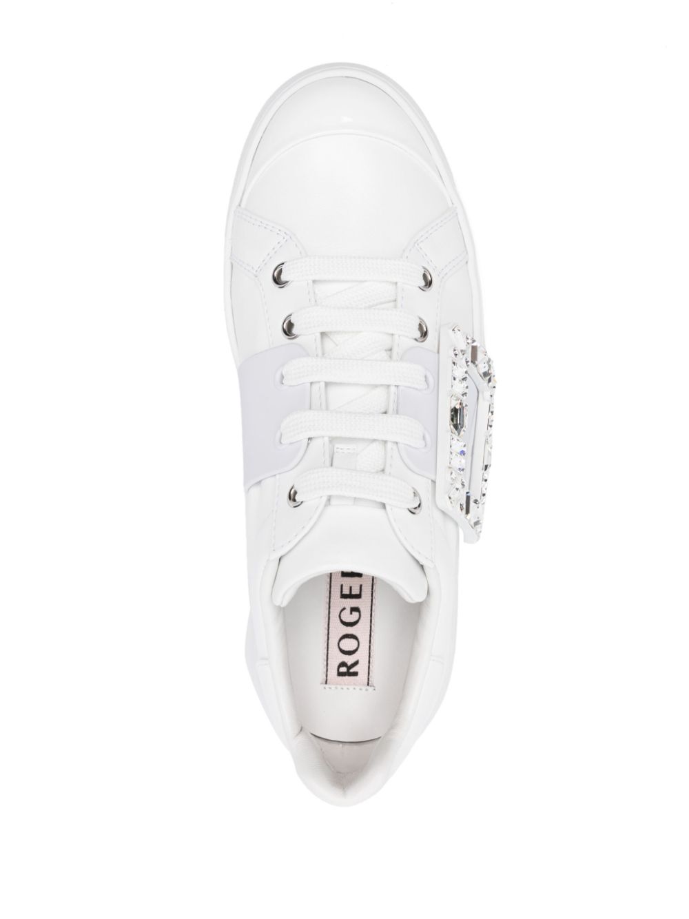 Roger Vivier Sneakers White Calf Leather