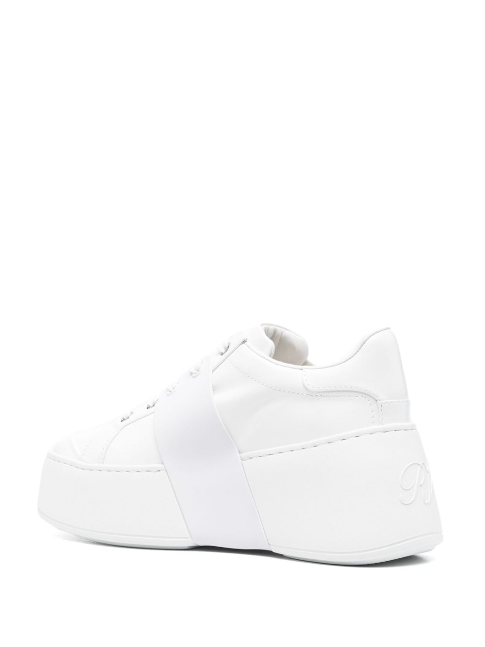 Roger Vivier Sneakers White Calf Leather