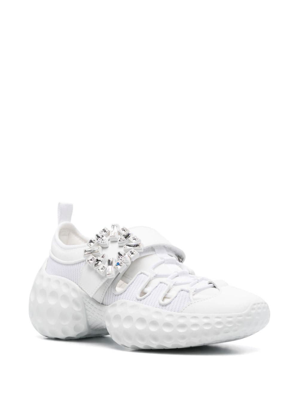 Roger Vivier Sneakers White Fabric