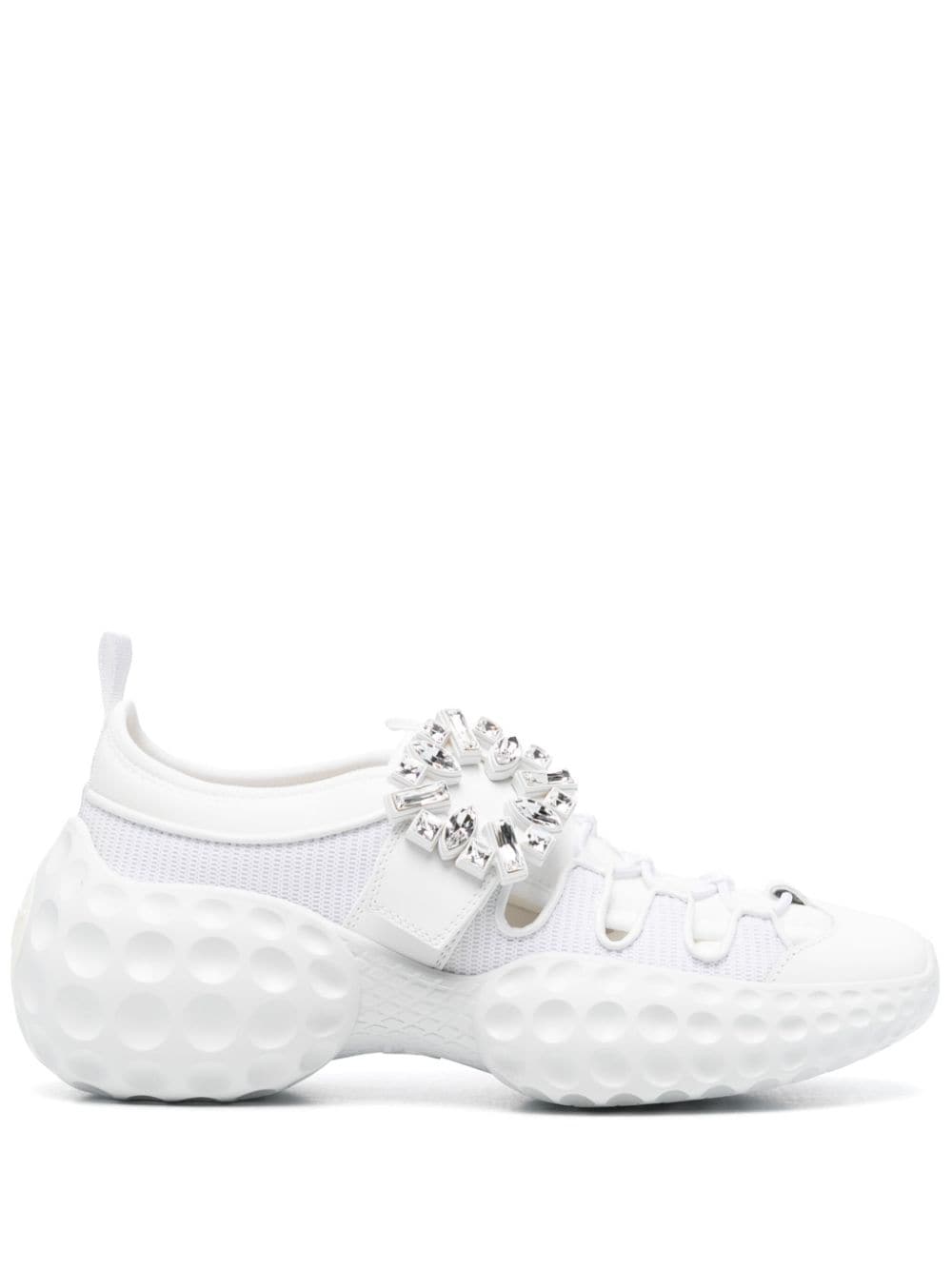 Roger Vivier Sneakers White Fabric