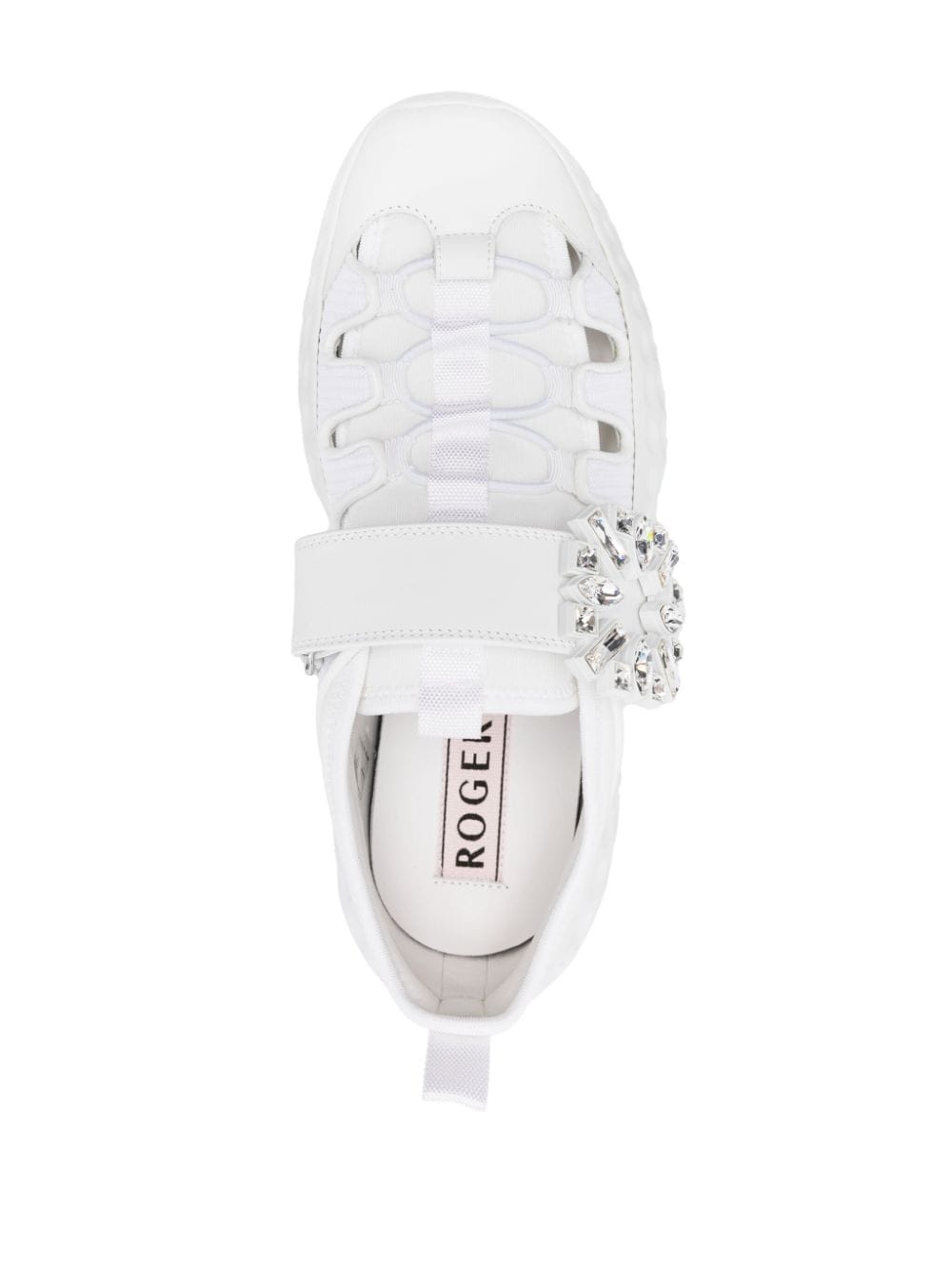 Roger Vivier Sneakers White Fabric