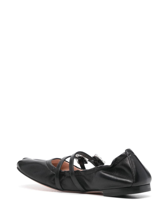 Roger Vivier Flat shoes Black Calf Leather