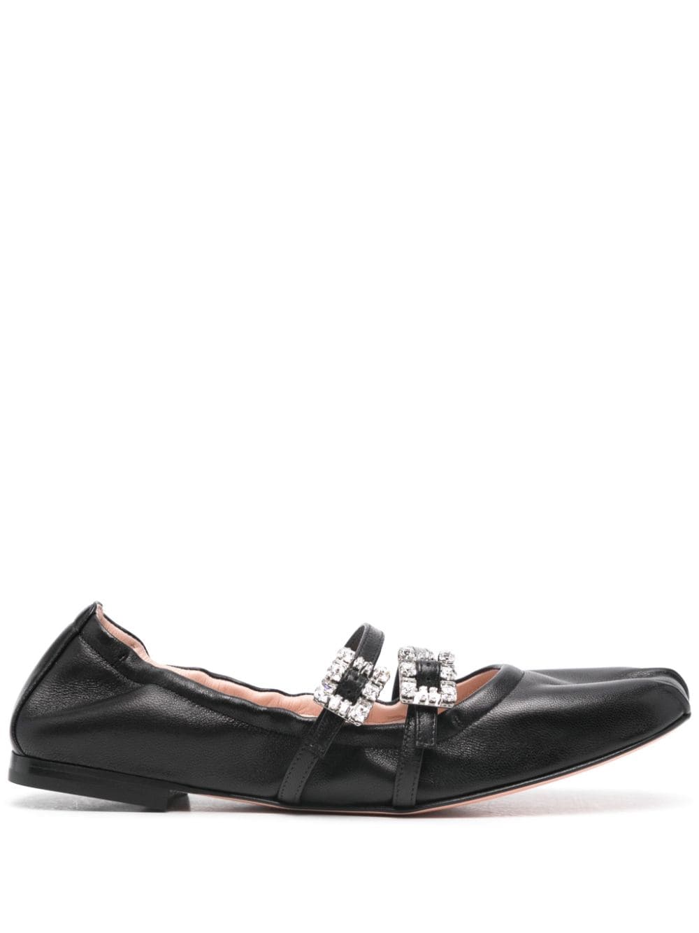 Roger Vivier Flat shoes Black Calf Leather