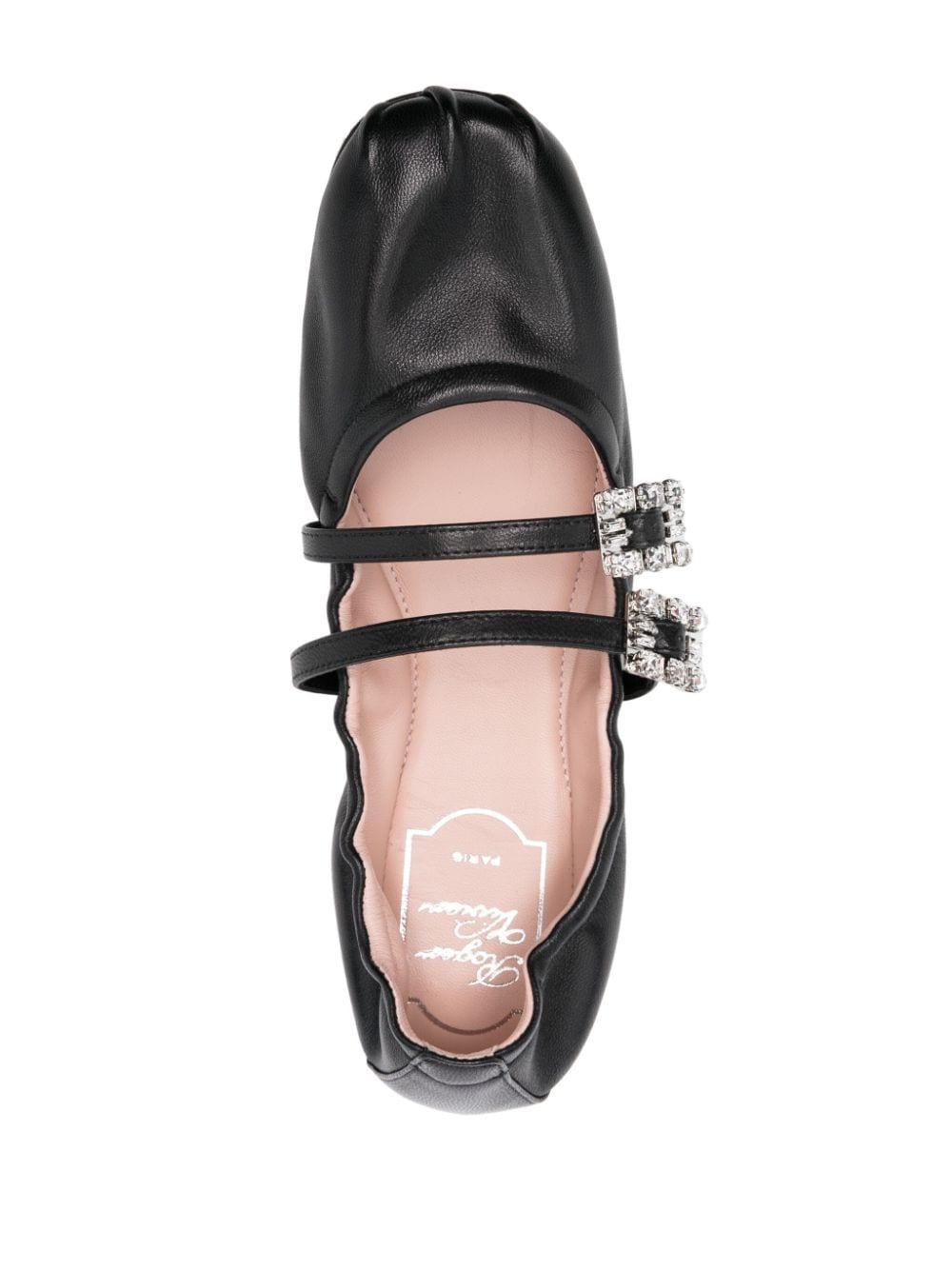 Roger Vivier Flat shoes Black Calf Leather