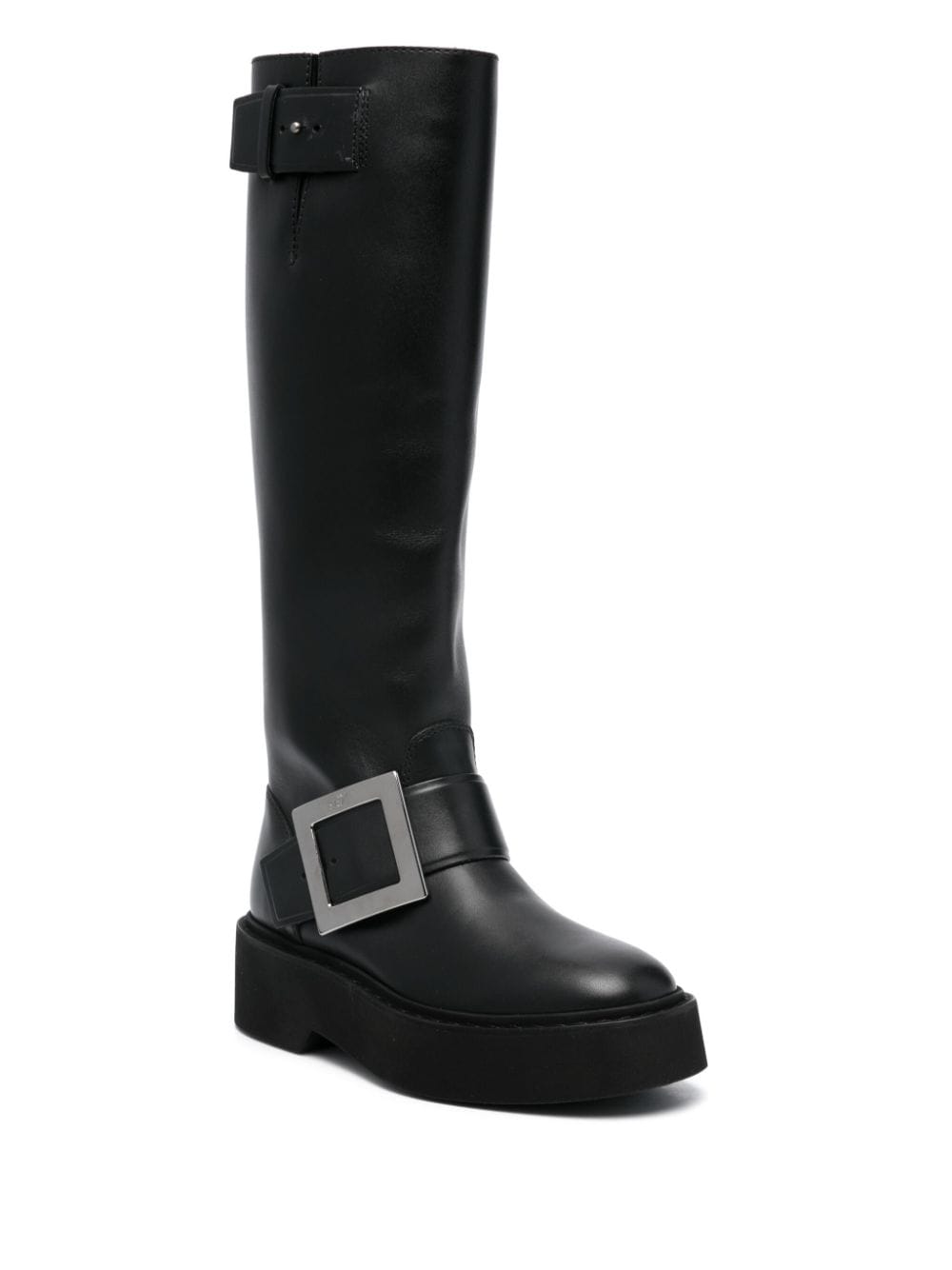 Roger Vivier Boots Black Calf Leather