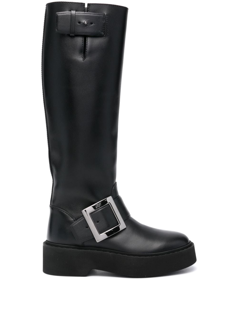 Roger Vivier Boots Black Calf Leather