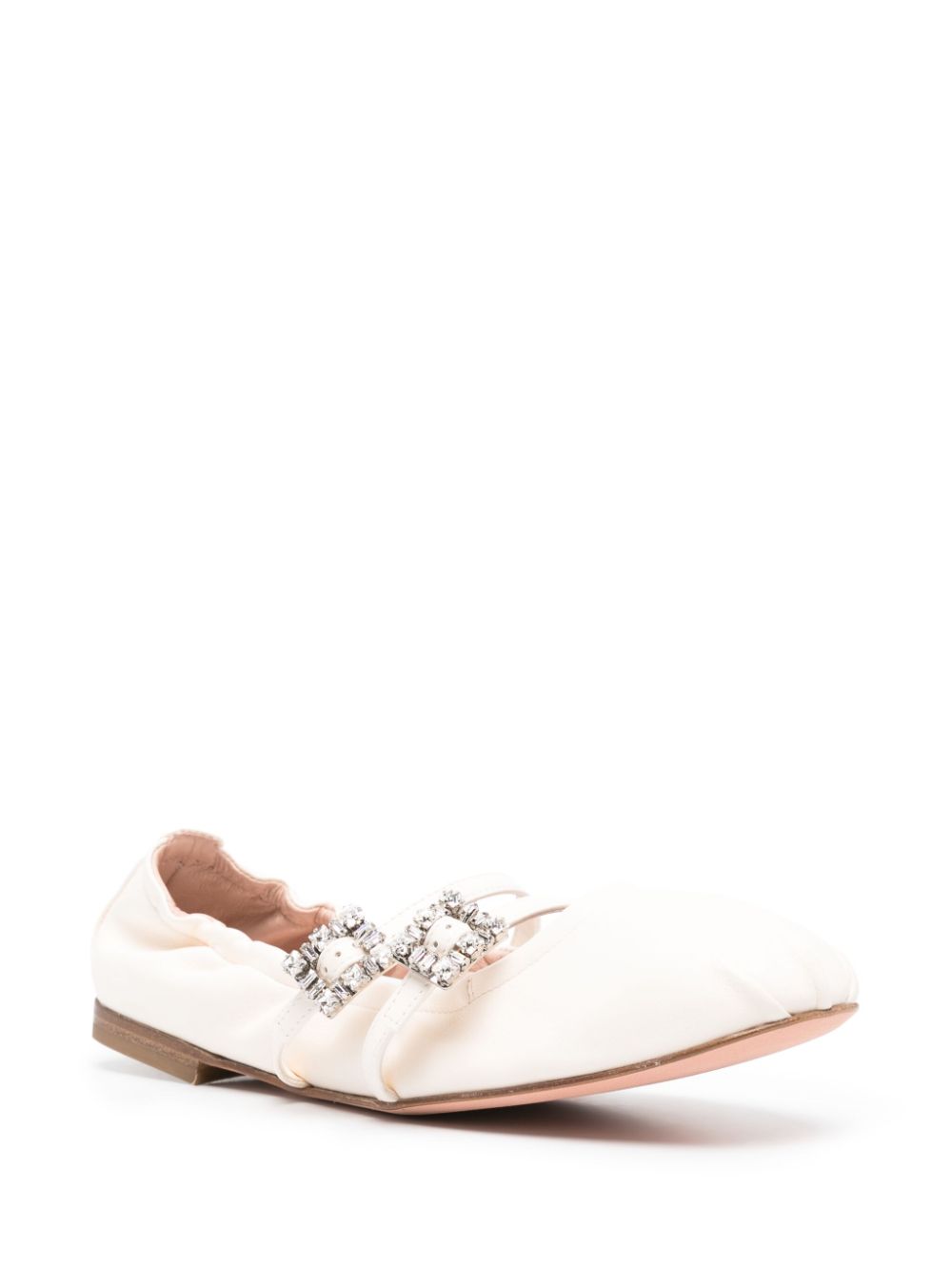 Roger Vivier Flat shoes White Leather100 %