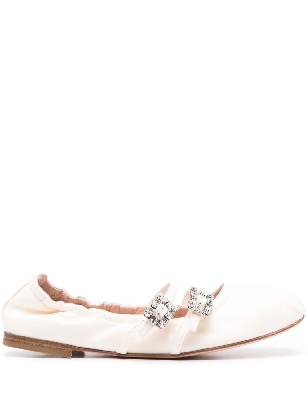 Roger Vivier Flat shoes White Leather100 %