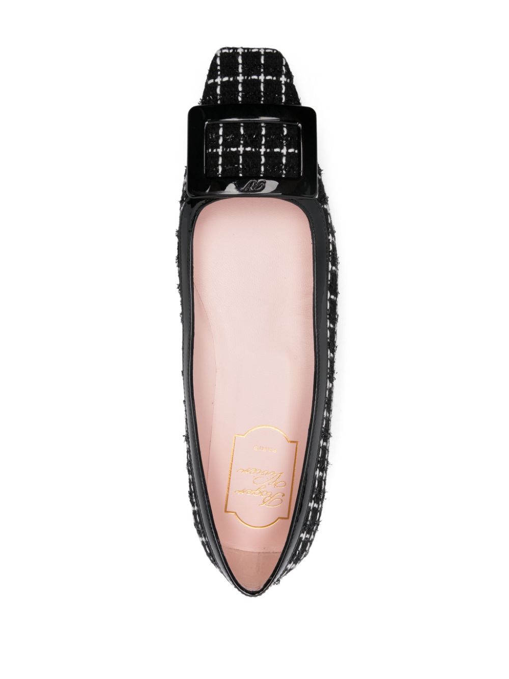 Roger Vivier Flat Shoes Black Fabric