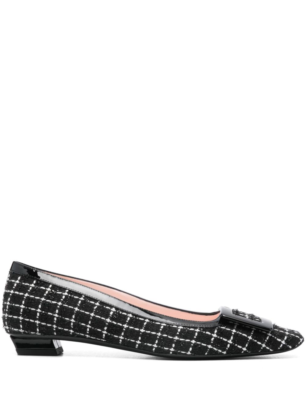 Roger Vivier Flat Shoes Black Fabric