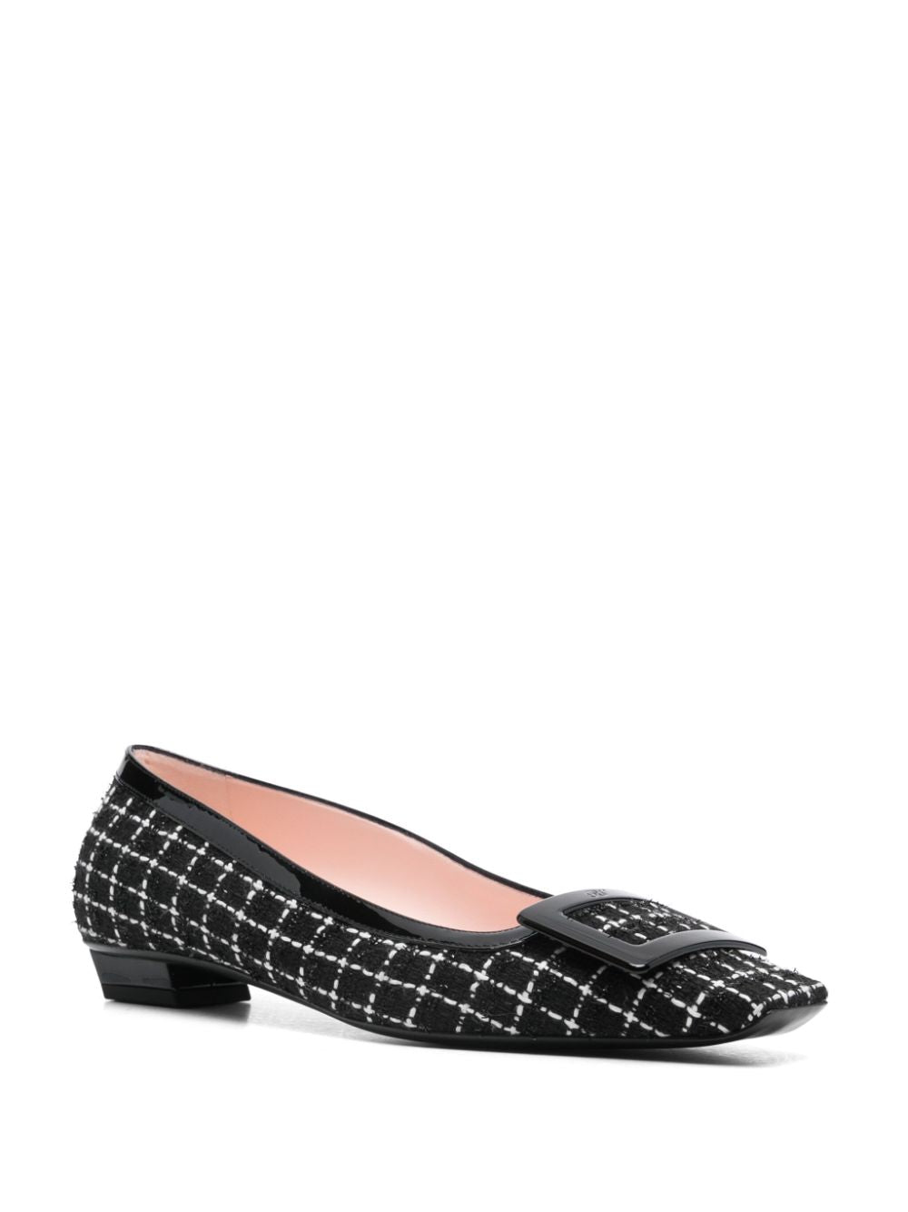 Roger Vivier Flat Shoes Black Fabric