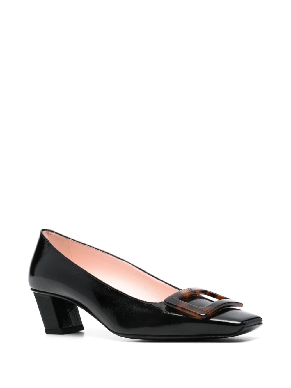 Roger Vivier With Heel Black Calf Leather